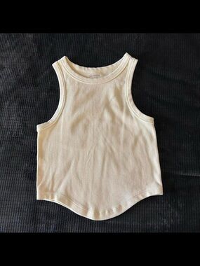 Pastel Yellow Racerback Top